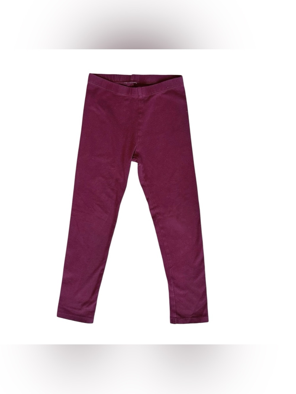 Cat & Jack 4T girls burgundy pull on cotton  leggings pants fall autumn
